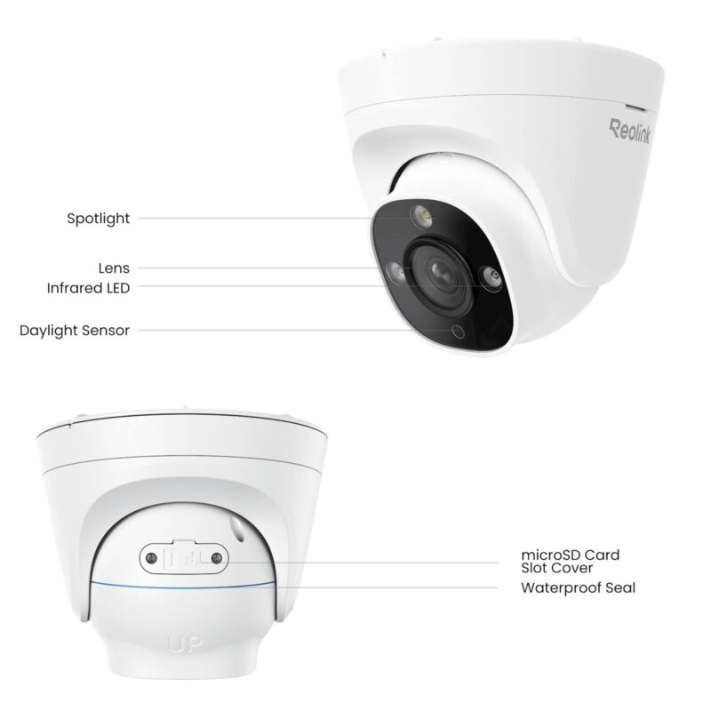 Reolink SMB kamera RP-PCT8M 8MP, 4K, IR 30m, POE, Ai zaznavanje