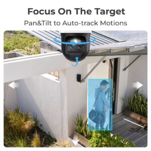 Reolink IP Kamera Trackmix Serija B770+SP2, 4K, 8x zoom, samodejno sledenje, Wi-Fi 6, Ai