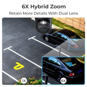 Reolink IP Kamera Trackmix Serija B770+SP2, 4K, 8x zoom, samodejno sledenje, Wi-Fi 6, Ai