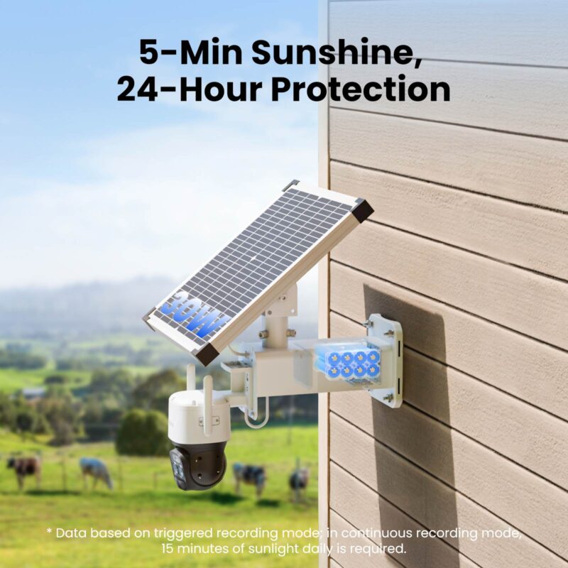 Reolink IP Kamera Trackmix Serija G790+SP2, 2K, 4MP, 4G LTE, PTZ, ColorX, samodejno sledenje, zoom.