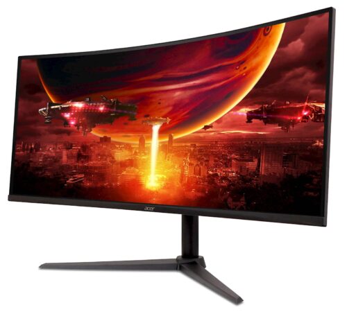 Monitor Acer Nitro ED340CUS3bmiipx 86,36 cm (34 ''), UWQHD VA 1 ms 180 Hz ukrivljen 1500R Monitor Acer Nitro ED340CUS3bmiipx 86,36 cm (34 ''), UWQHD VA 1 ms 180 Hz ukrivljen 1500R