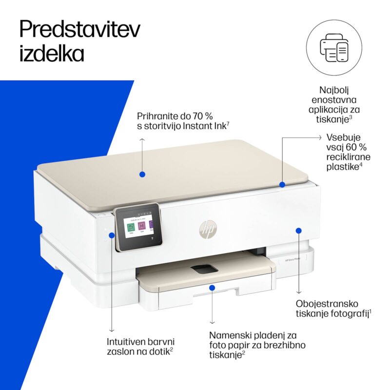 Večfunkcijska brizgalna naprava HP Envy Photo 7230 AiO, Instant ink