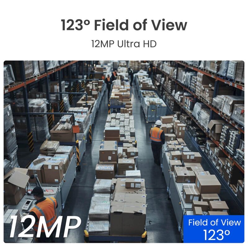 Reolink SMB kamera RP-PCT12M, 12MP, 4K, Barvni nočni vid, AI zaznavanje, Ai iskanje videoposnetkov
