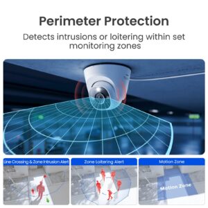 Reolink SMB kamera RP-PCT12M, 12MP, 4K, Barvni nočni vid, AI zaznavanje, Ai iskanje videoposnetkov