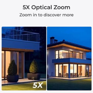 Reolink SMB kamera RP-PCB8MZ, 8MP, 4K, 5x zoom, Ai zaznavanje, zaščita perimertra, širok vidni kot