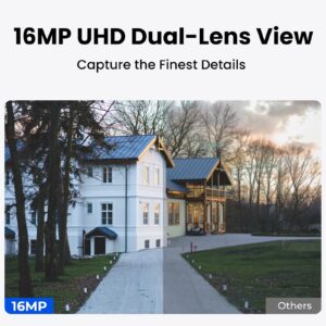 Reolink IP Kamera Duo serija P757 POE, 16MP, 180° stopinj, IK10 Odporna, Sled gibanja