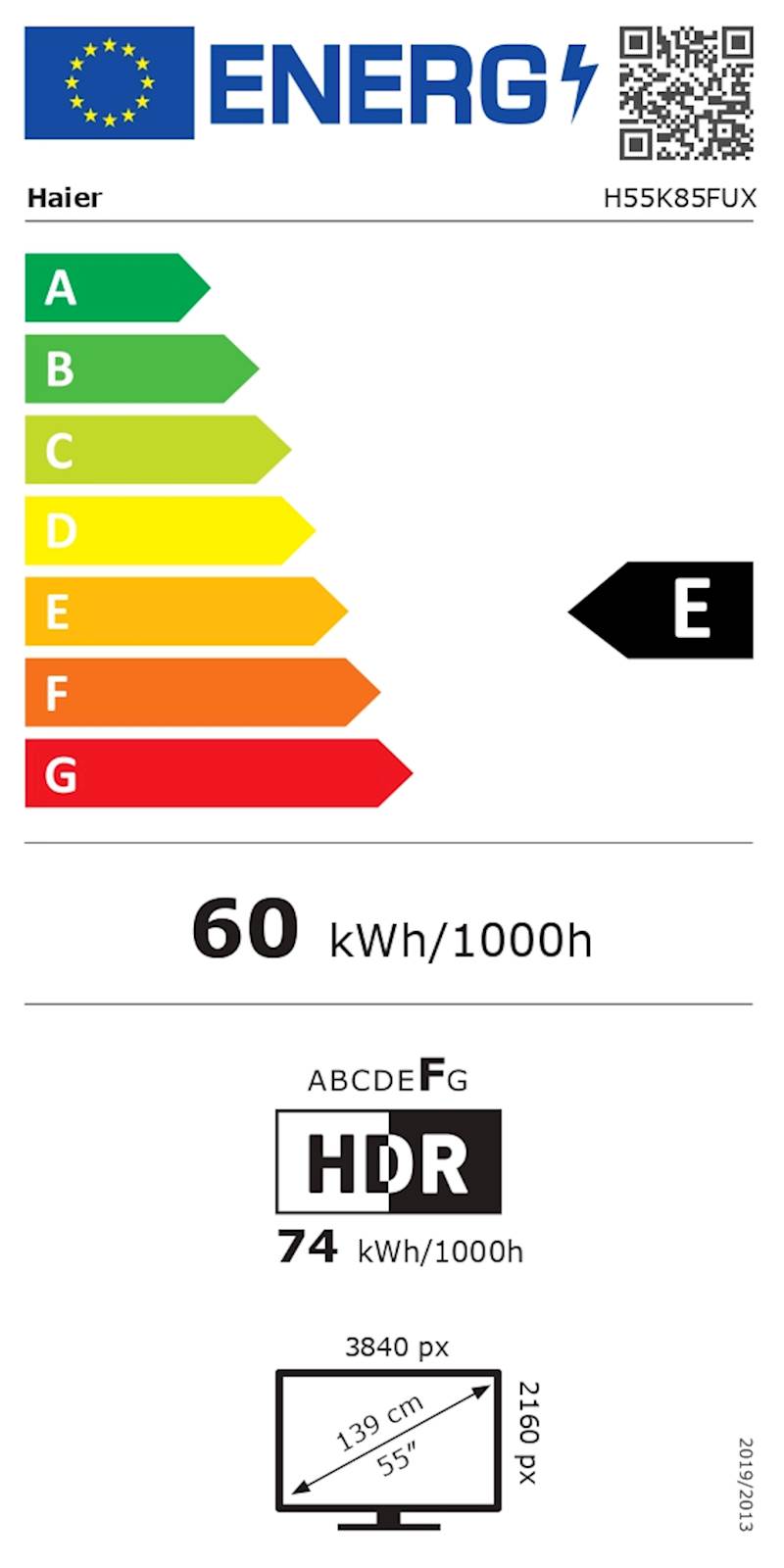 LED TV Haier H55K85FUX