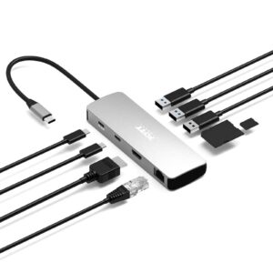 Priklopna postaja tip C,  9 v 1, 1x4K HDMI, 85W
