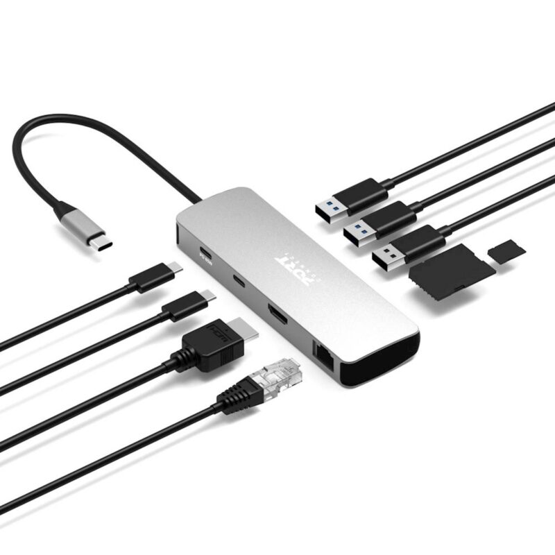 Priklopna postaja tip C,  9 v 1, 1x4K HDMI, 85W
