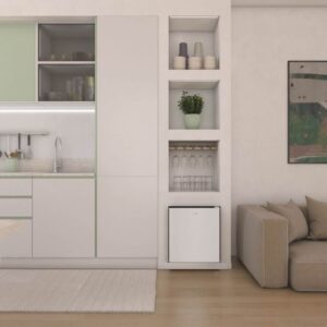 Hladilnik CANDY CHASD4351EWC, 51 cm, E (Mini bar)
