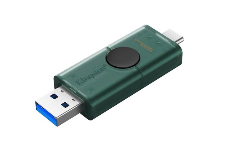 USB C & USB DISK Kingston 128GB DT Duo, 3.2 Gen1 USB C & USB DISK Kingston 128GB DT Duo, 3.2 Gen1