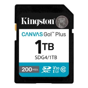 SDXC KINGSTON 1TB Canvas Go plus, 200/160MB/s, C10, UHS-I, U3, V30
