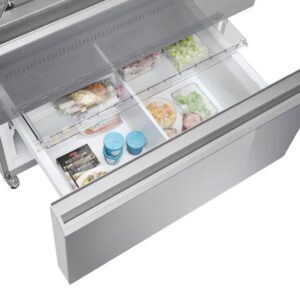 Hladilnik HAIER HFR79F19EFGK, 190 cm, E, 703 l, French Door, Srebrn steklo Hladilnik HAIER HFR79F19EFGK, 190 cm, E, 703 l, French Door, Srebrn steklo