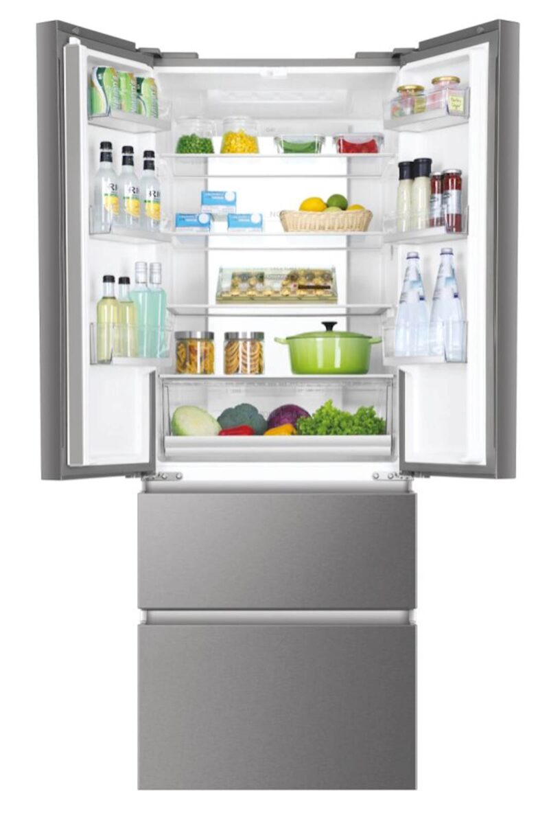 Hladilnik HAIER HB17FPAAA, 190,6 cm, E, 446 l, French Door, Inox