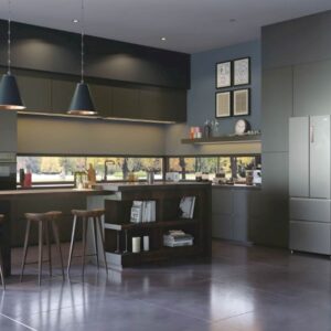 Hladilnik HAIER HB17FPAAA, 190,6 cm, E, 446 l, French Door, Inox