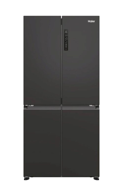 Hladilnik HAIER HCR3818ENPT, 181,5 cm, E, 467 l, 4-vratni, Temni inox
