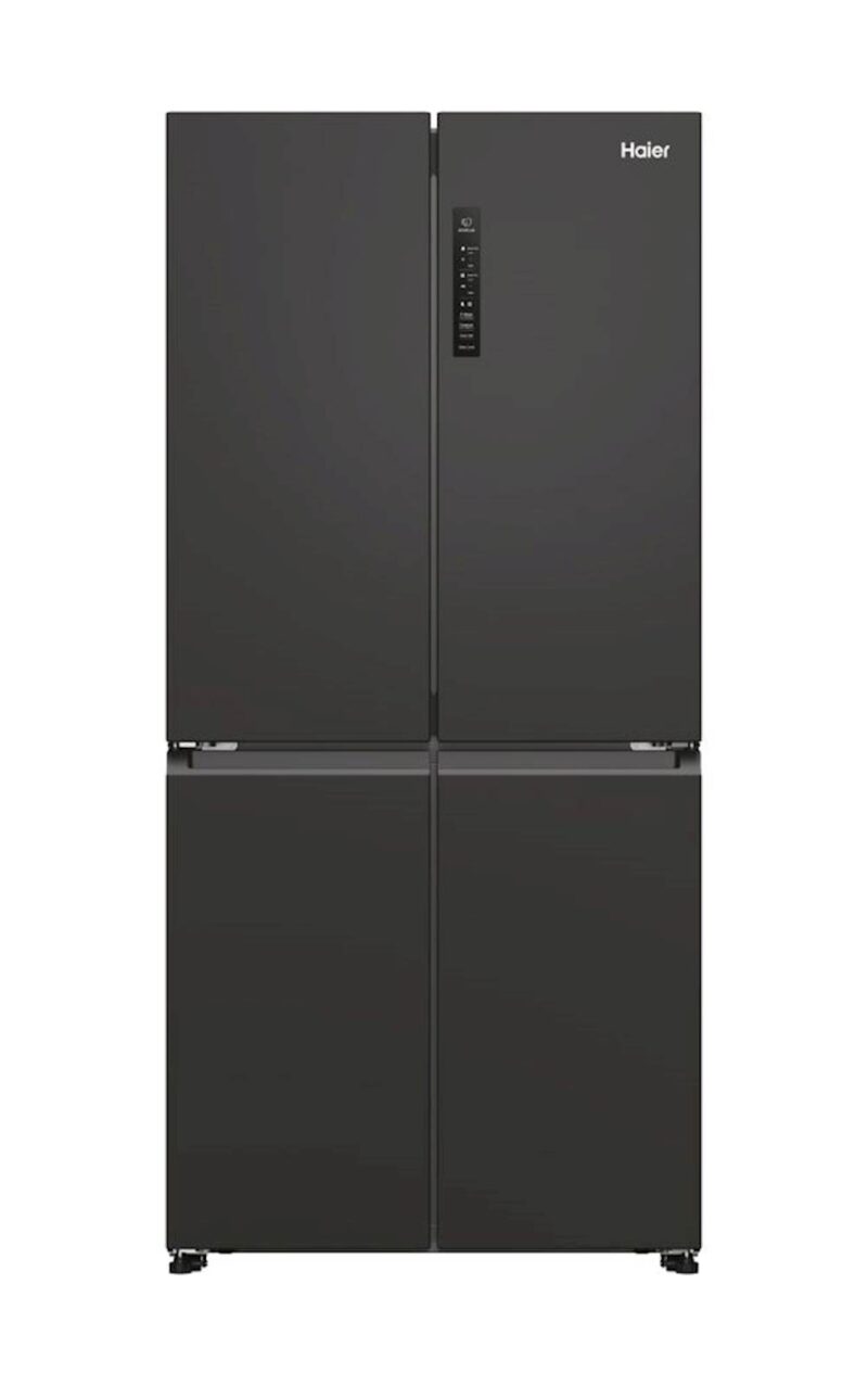 Hladilnik HAIER HCR3818ENPT, 181,5 cm, E, 467 l, 4-vratni, Temni inox