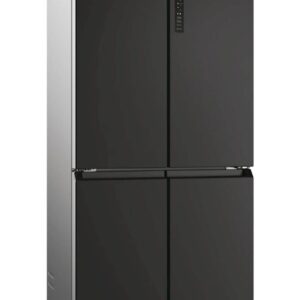 Hladilnik HAIER HCR3818ENPT, 181,5 cm, E, 467 l, 4-vratni, Temni inox