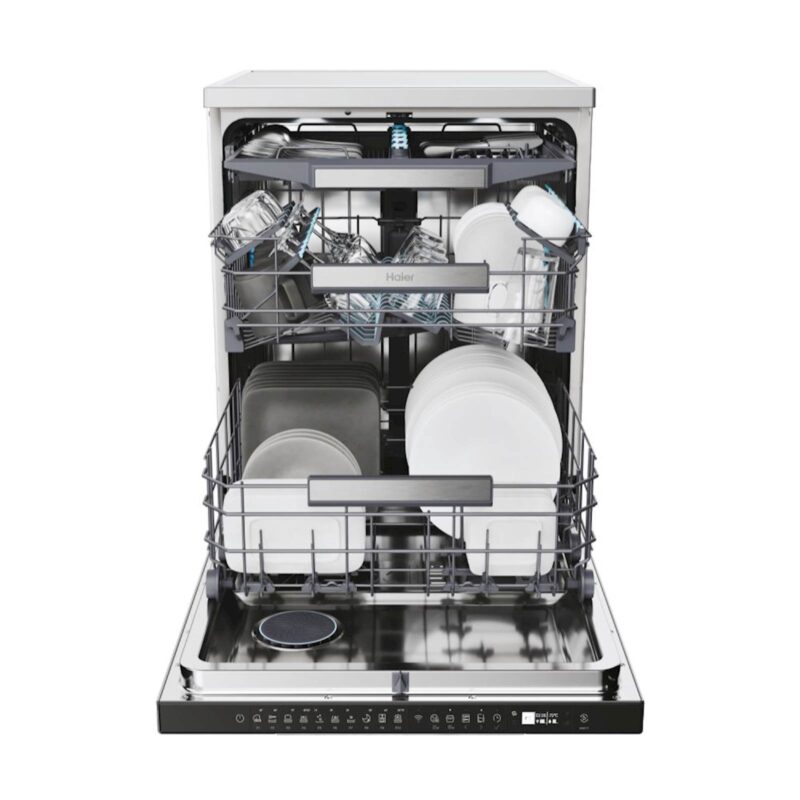 Pomivalni stroj HAIER XF 4A4M4PDX, 60 cm, A, inox