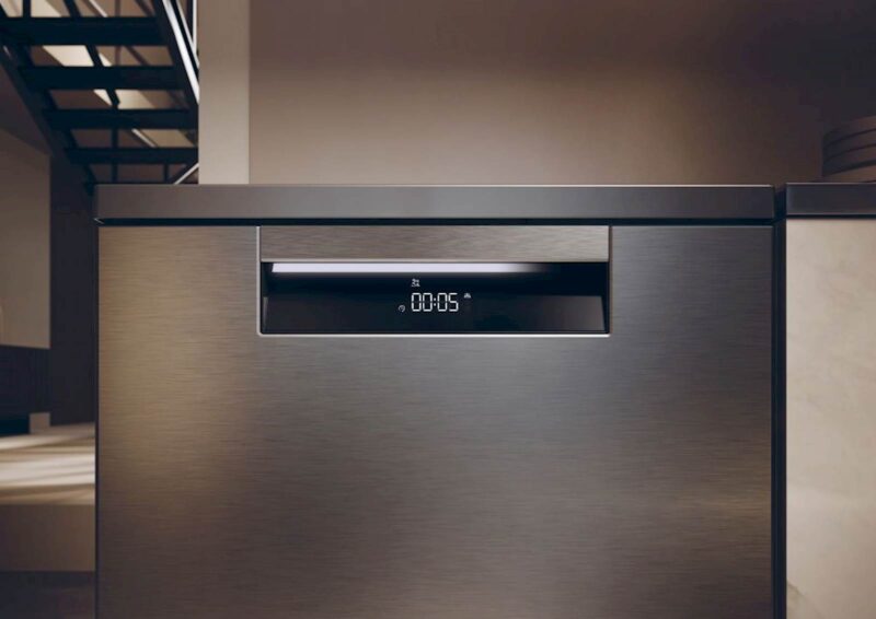 Pomivalni stroj HAIER XF 4A4M4PDX, 60 cm, A, inox