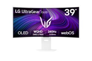 Monitor LG 39 OLED 39GX900A-B UltraGear ukrivljen, 3440x1440, 2x HDMI, DP, USB-C, 240 Hz, bel Monitor LG 39 OLED 39GX900A-B UltraGear ukrivljen, 3440x1440, 2x HDMI, DP, USB-C, 240 Hz, bel