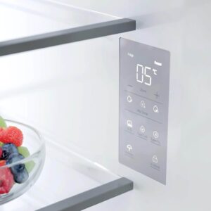 Hladilnik HAIER HFKR7819DNGB, 190 cm, E, 468 l, French Door, črna na steklu