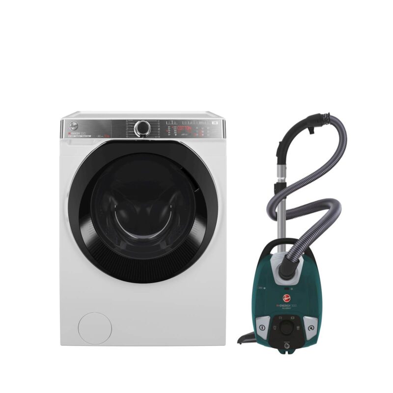 KOMPLET Pralni stroj HOOVER H5WPB49AMBC8/1-S + Sesalnik HOOVER HE330ALG 011