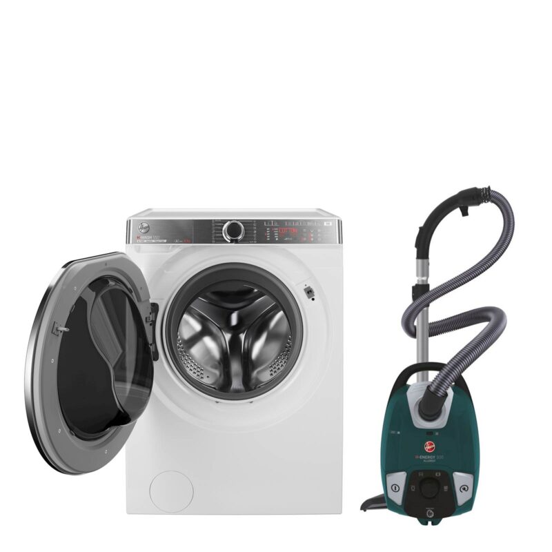 KOMPLET Pralni stroj HOOVER H5WPB49AMBC8/1-S + Sesalnik HOOVER HE330ALG 011