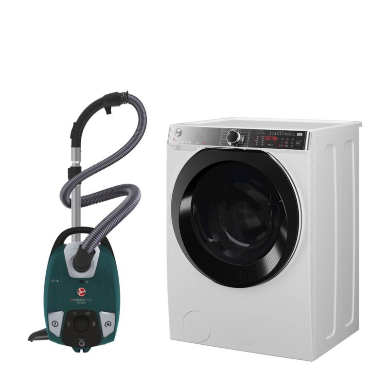 KOMPLET Pralni stroj HOOVER H5WPB49AMBC8/1-S + Sesalnik HOOVER HE330ALG 011