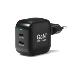 Napajalnik PORT Tip C PD 35W GaN + CtoC CABLE 2 M