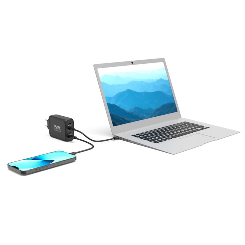 NAPAJALNIK PORT C PD 100W GAN +  KABEL 2M 130 W