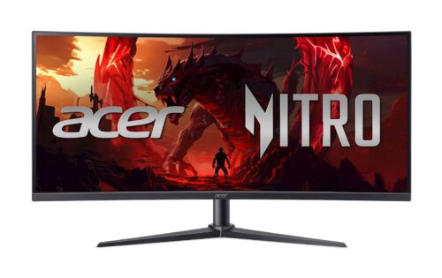 Monitor Acer Nitro XZ340CURW0bmiiphx 86,36 cm (34 ''), WQHD VA 1 ms 240 Hz 1500R ukrivljen Monitor Acer Nitro XZ340CURW0bmiiphx 86,36 cm (34 ''), WQHD VA 1 ms 240 Hz 1500R ukrivljen