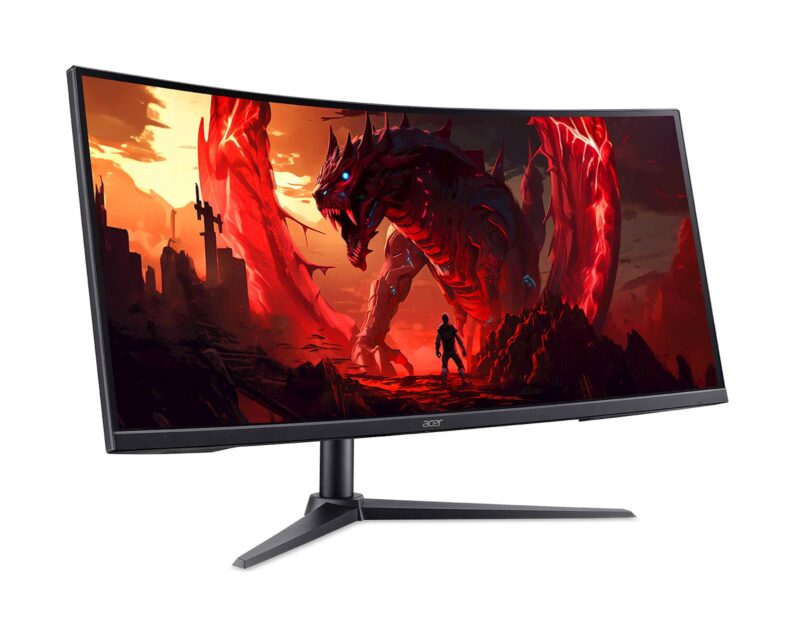 Monitor Acer Nitro XZ340CURW0bmiiphx 86,36 cm (34 ''), WQHD VA 1 ms 240 Hz 1500R ukrivljen