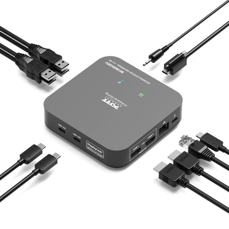 Univerzalna polnilna postaja PORT USB-C 2x4K