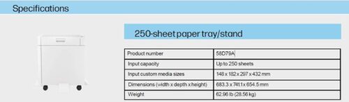 HP LaserJet 250 Sheet Paper Tray/Stand