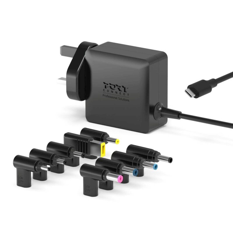Napajalnik PORT GaN 65W plug in univerzalni EU