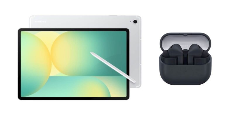 SAMSUNG GALAXY TAB S10 X620 FE+128GB WIFI SILVER + SLUŠALKE BUDS3 FE