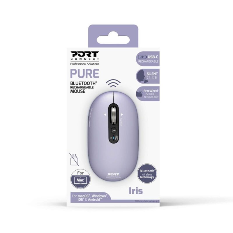 Miška  PORT Bluetooth Pure Mac Iris