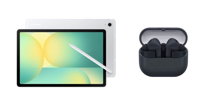 SAMSUNG GALAXY TAB S10 X520 FE 128GB WIFI SILVER + SLUŠALKE BUDS3 FE