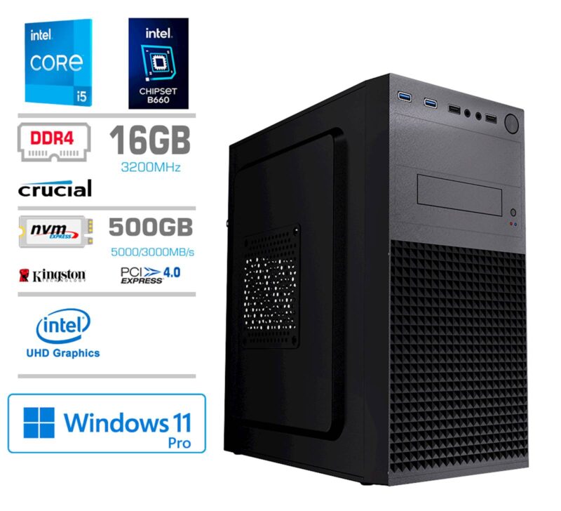 Računalnik PCX Exam i5 14400/16GB/500GB/W11P