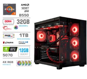 Računalnik PCX Extian R7 5700X 32GB 1TB RTX5070 Računalnik PCX Extian R7 5700X 32GB 1TB RTX5070