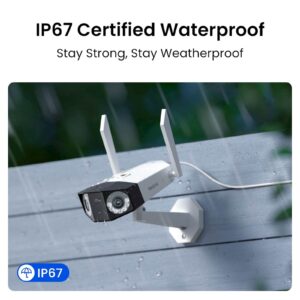 Reolink IP Kamera  DUO serija W750 16MP, 4K, dvojna leča Panorama 180 stopinj, IP67