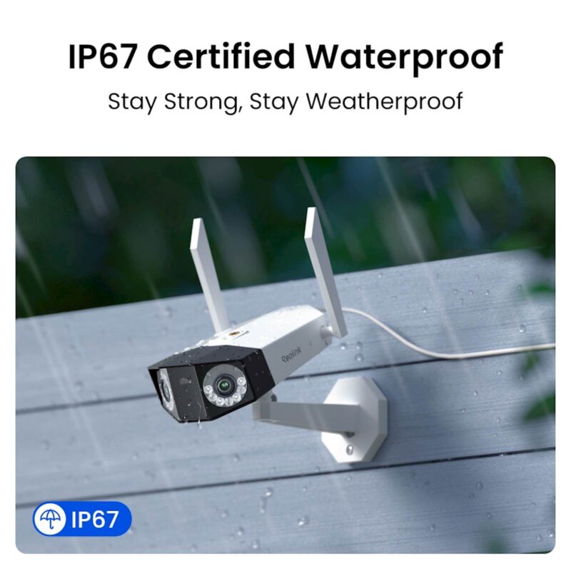 Reolink IP Kamera  DUO serija W750 16MP, 4K, dvojna leča Panorama 180 stopinj, IP67