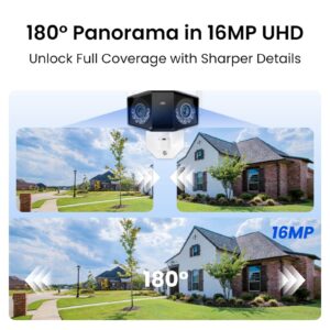 Reolink IP Kamera  DUO serija W750 16MP, 4K, dvojna leča Panorama 180 stopinj, IP67
