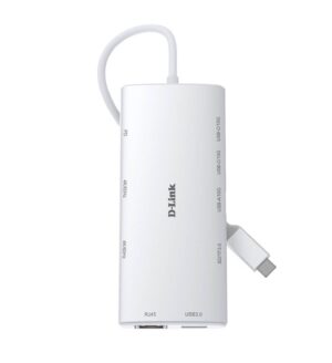 D-LINK DUP-A010 10 v1 USB razdelilec, 2x Hdmi, LAN, USB, MicroSD/SD, USB-C...