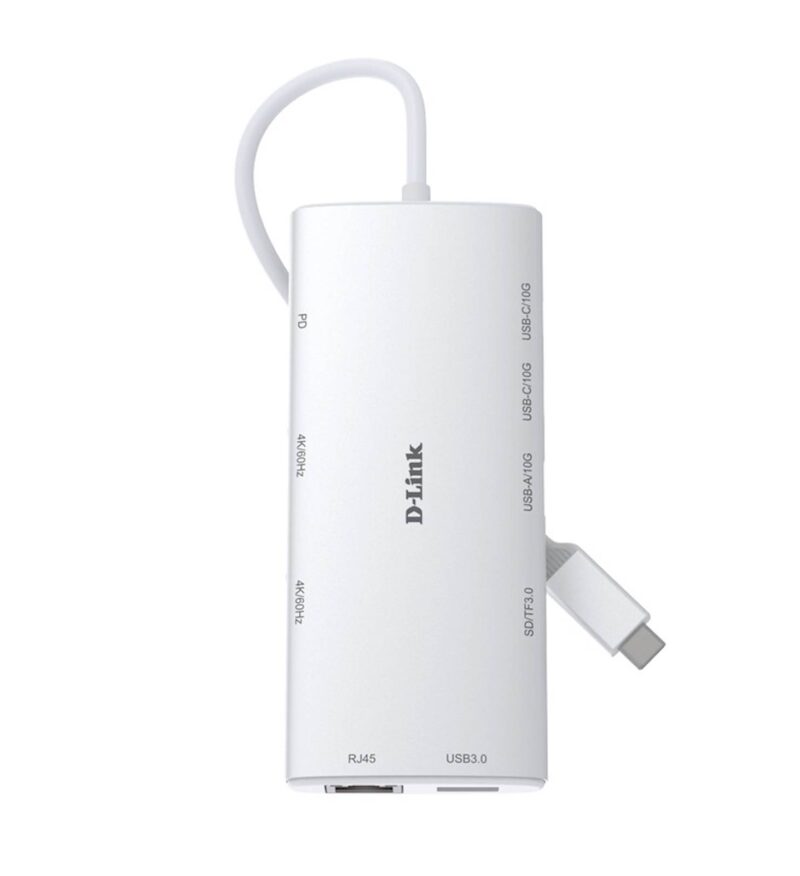 D-LINK DUP-A010 10 v1 USB razdelilec, 2x Hdmi, LAN, USB, MicroSD/SD, USB-C...