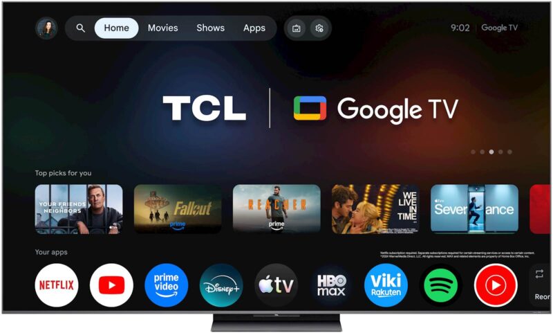 TCL 85 PREMIUM SQD-Mini LED TV 85C8L TCL 85 PREMIUM SQD-Mini LED TV 85C8L