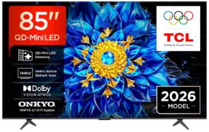 TCL 85 Premium QD-Mini LED TV 85P8L