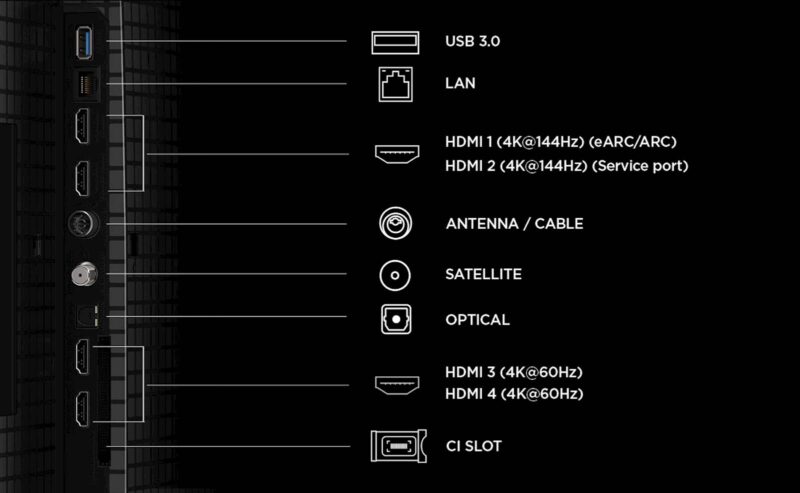 TCL 65 Premium QD-Mini LED TV 65P8L