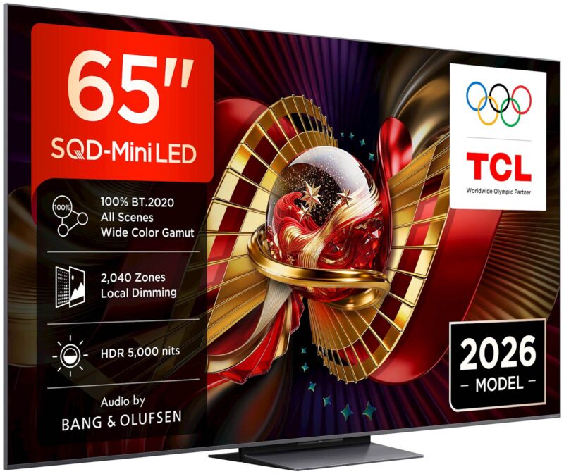 TCL 65 PREMIUM SQD-Mini LED TV 65C8L